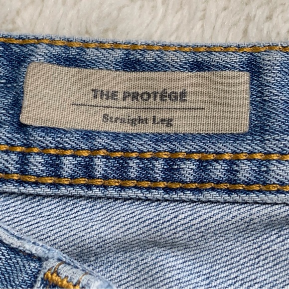 Adriano Goldschmied Men's Blue The Protege Straight Leg Cotton Jeans Size 31 - Picture 10 of 11